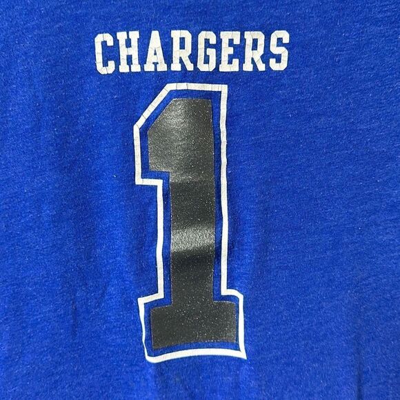 NIKE NFL LA Los Angeles CHARGERS Women's Medium T-shirt Top - Picture 2 of 5